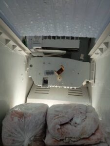 برفک پفکی در یخچال