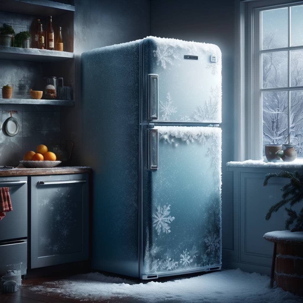 یخچال برفک زده